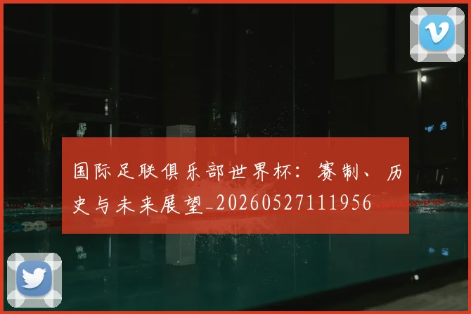 国际足联俱乐部世界杯：赛制、历史与未来展望_20260527111956